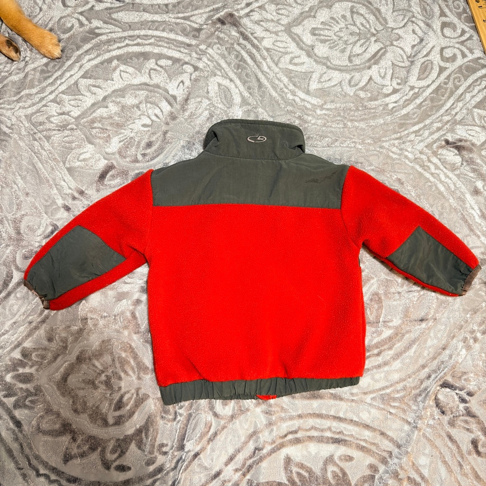 Champion C9 Baby Boys' Red & Gray Fleece Full-Zip Jacket - Size 12M - Picture 9 of 10